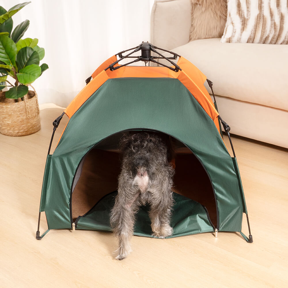 Tenda pieghevole per cani e gatti da campeggio portatile all'aperto