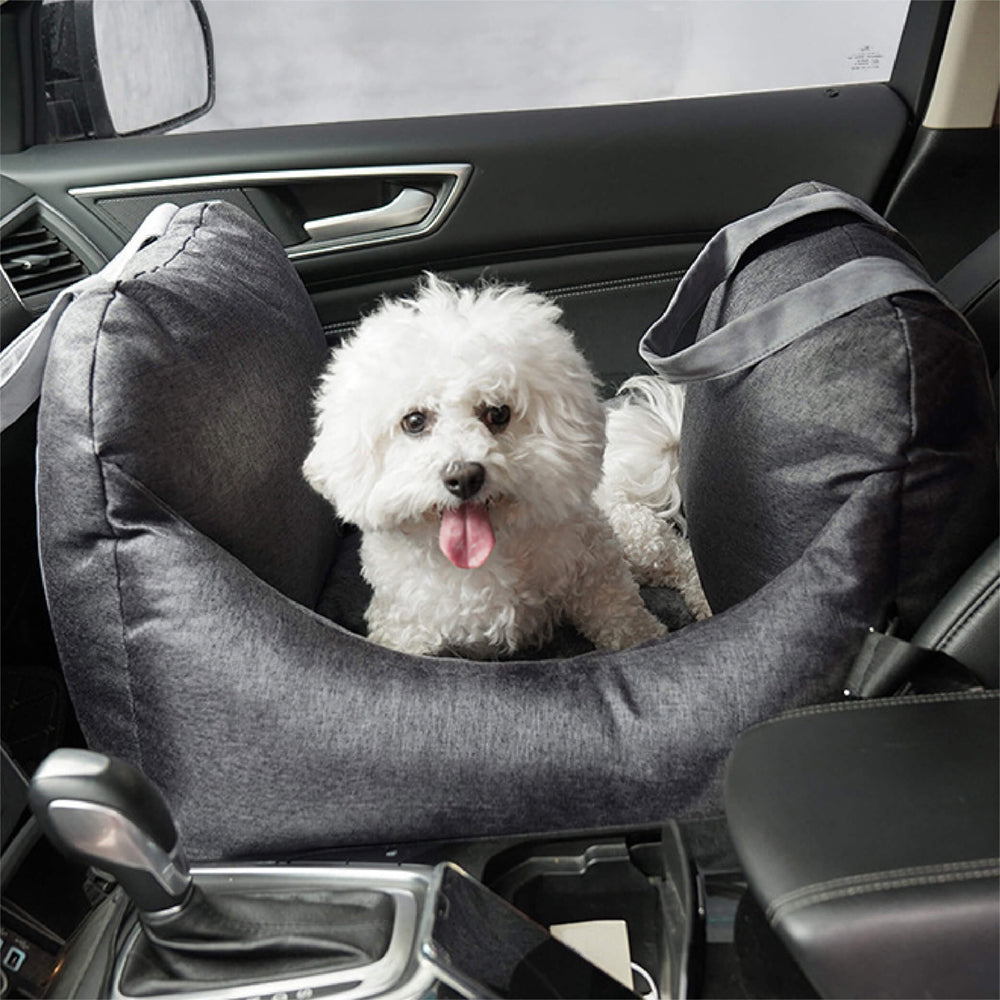 Lettino per auto per cani di prima classe con guinzaglio multifunzione a mani libere con cintura di sicurezza
